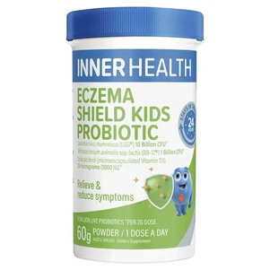 (PRE ORDER) Inner Health Eczema Shield Kids Probiotic 60g Powder shelf life 2yrs